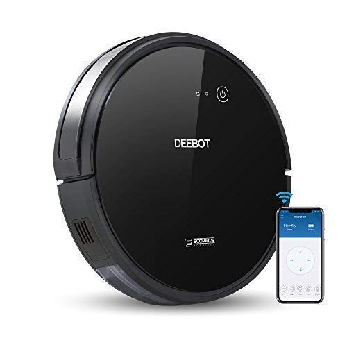 ECOVACS DEEBOT 601 Robotic Vacuum Cleaner with App Control, for Carpet & Optimized for Hard Floor, Max Mode, Quiet, Scheduling, Auto-Charging, Pet Friendly, Works with Amazon Alexa & Google Assistant
