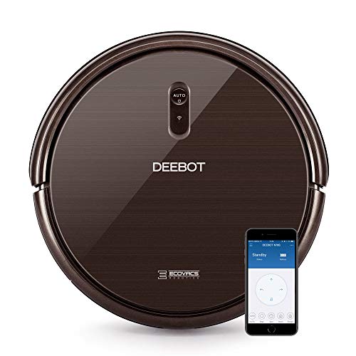 ECOVACS DEEBOT N79S Robotic Vacuum Cleaner with Max Power Suction, Up to 110 min Runtime, Hard Floors and Carpets, Works with Alexa, App Controls, Self-Charging, Quiet