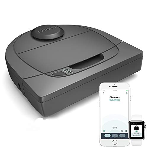 Neato Botvac D3 Connected Laser Guided Robot Vacuum, Works with Smartphones, Alexa, Smartwatches